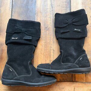 Primigi Black Suede Insulated Lined Boots - Youth Size Euro 34 US 2.5